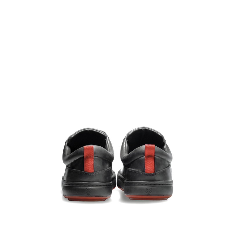 Zapatilla Cuero Hombre Russky - Negro-3