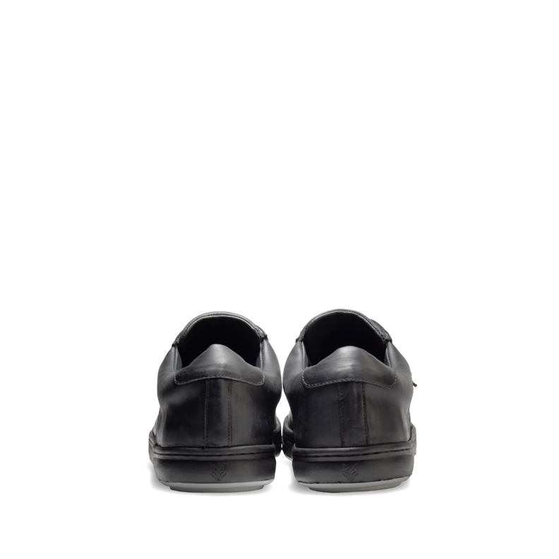 Zapatilla Cuero Hombre Vecchio - Negro/Verde-3
