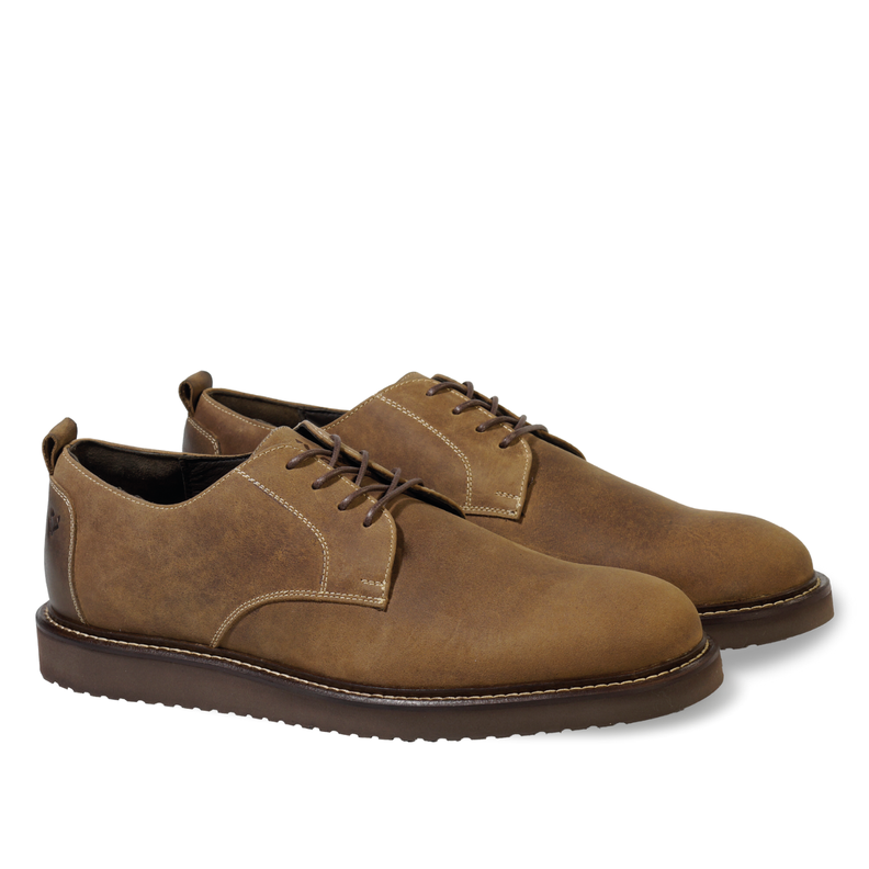 Zapato Cuero Hombre Cau Vang Light - Tabaco-0