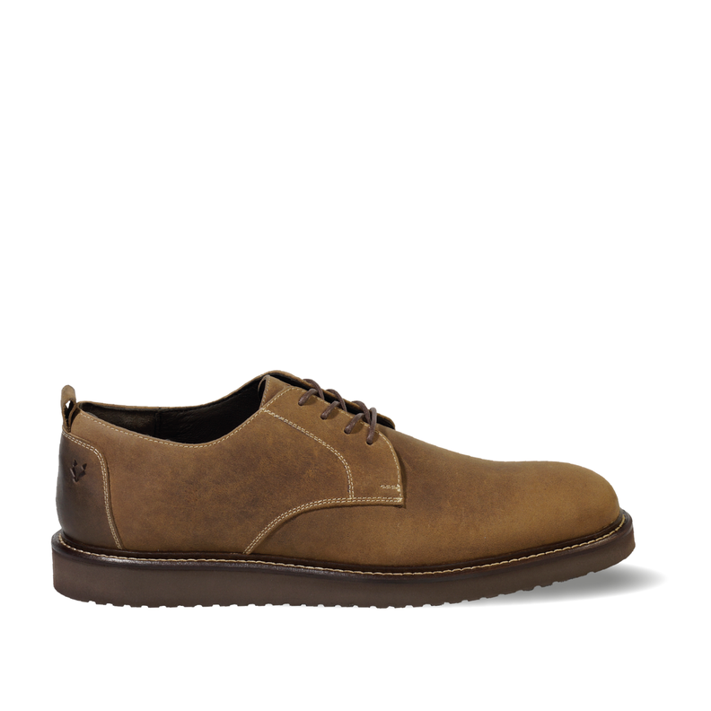 Zapato Cuero Hombre Cau Vang Light - Tabaco-1