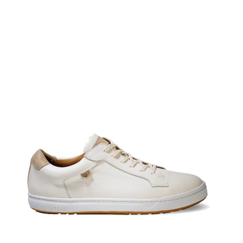 Zapatilla Cuero Hombre Vecchio - Blanco-1