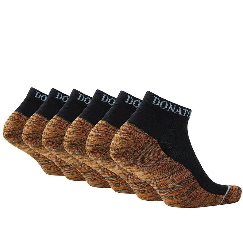 Pack de 6 Calcetines Tobilleros Deportivos Cobre Hombre-1