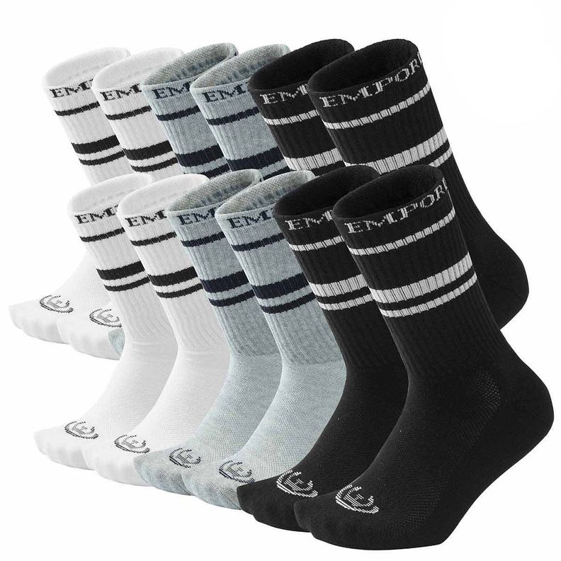 Pack de 12 Calcetines Largos Deportivos Hombre-1