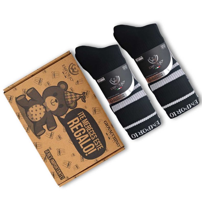Pack de 12 Calcetines Largos Deportivos Hombre-6