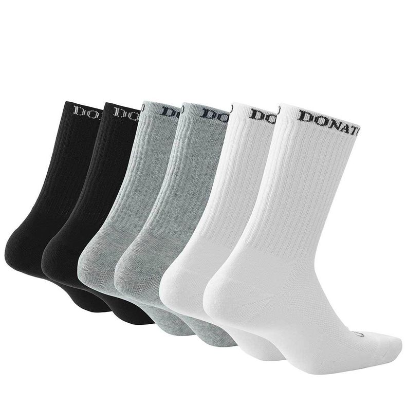 Pack de 6 Calcetines Largos Deportivos Hombre-1