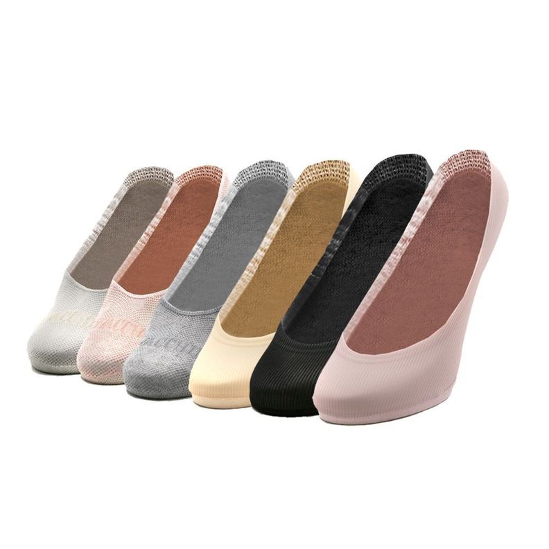 Calcetines Invisible Algodón Mujer Pack 6
