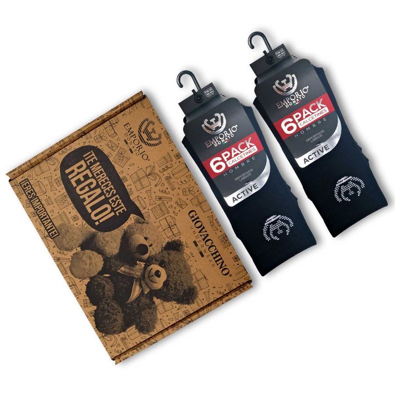 Pack de 12 Calcetines Largos Deportivos Hombre Premium-4