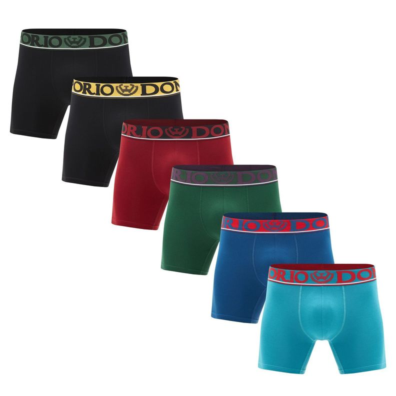 Pack de 6 Boxer Medio Algodon Hombre Giovacchino