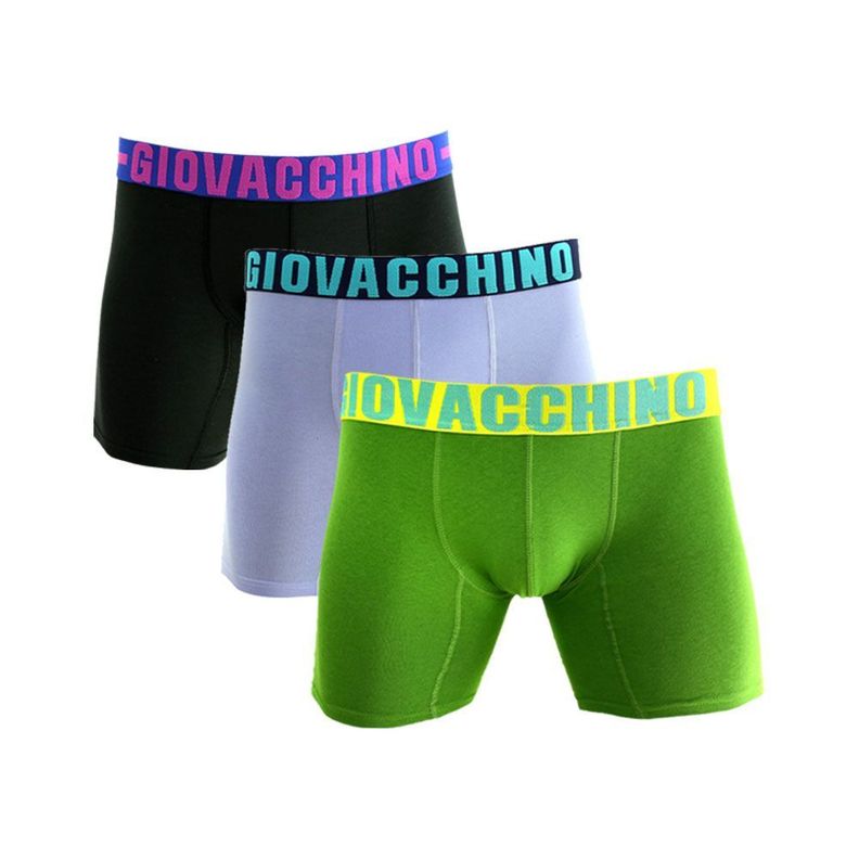 Boxer Algodón Largo - Hombre Pack 3-1