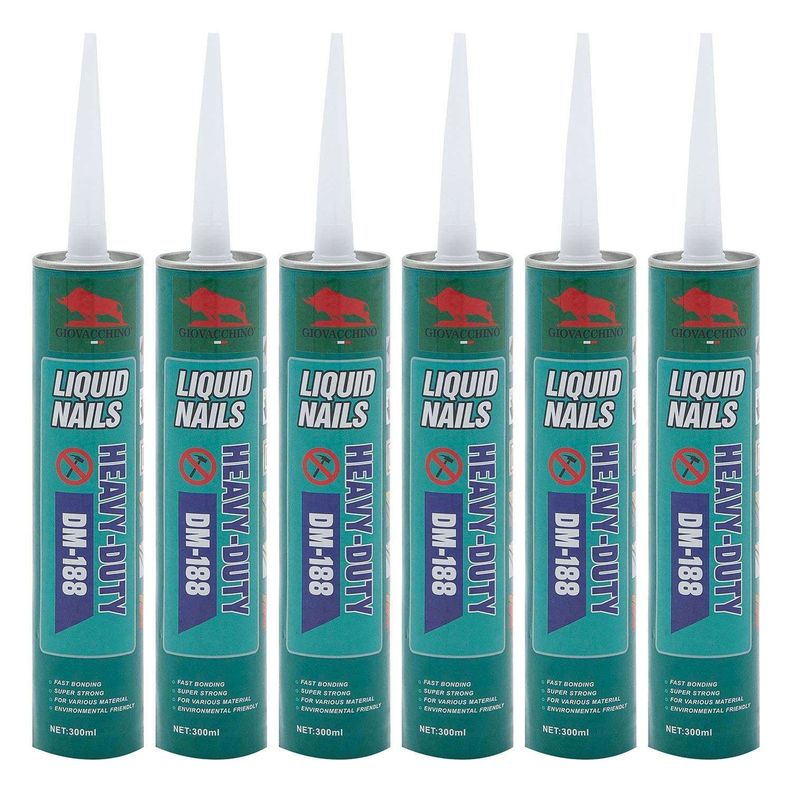 Pack de 6 Silicona Con Fungicida BLANCA Para Baño Y Cocina 300ml-0
