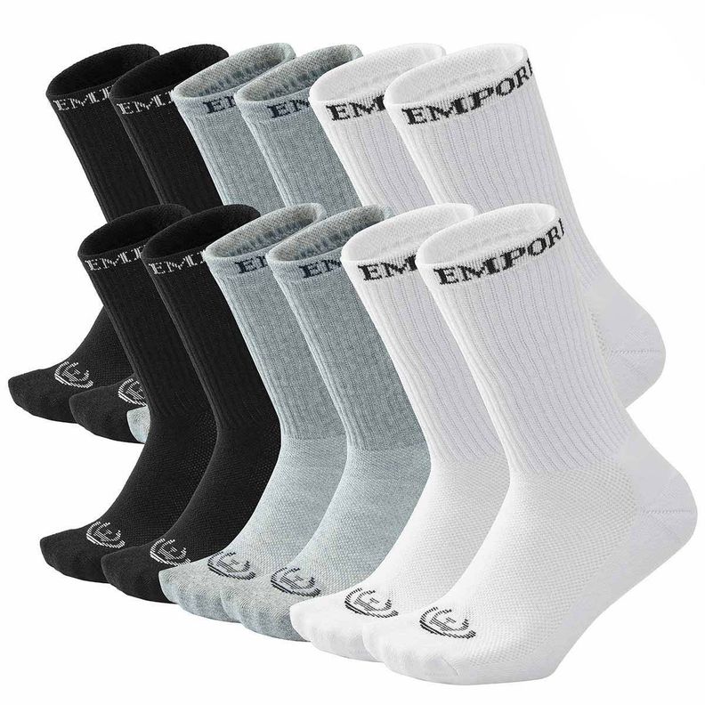 Pack de 12 Calcetines Largos Deportivos Hombre-0