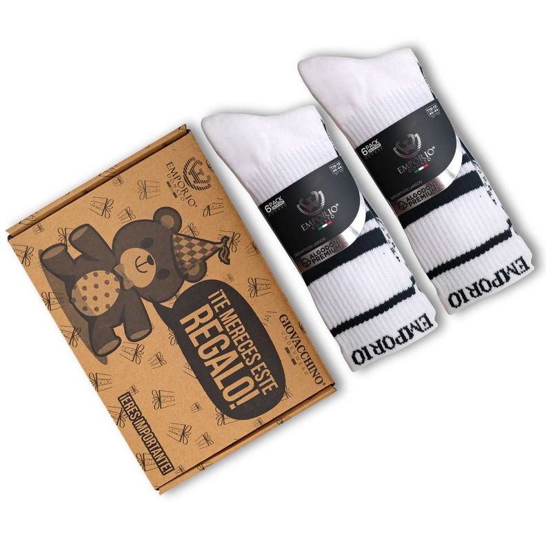 Pack de 12 Calcetines Largos Deportivos Hombre-6
