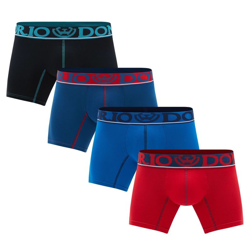 Pack de 4 Boxer Medio Algodon Hombre Giovacchino