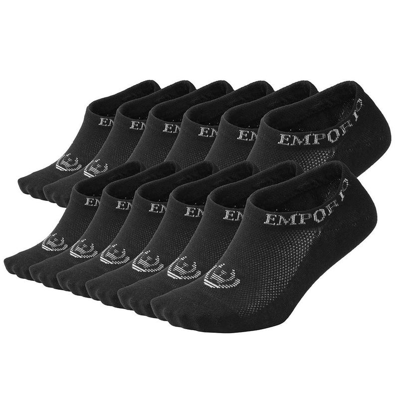Pack de 12 Calcetines Invisibles Deportivos Hombre-0