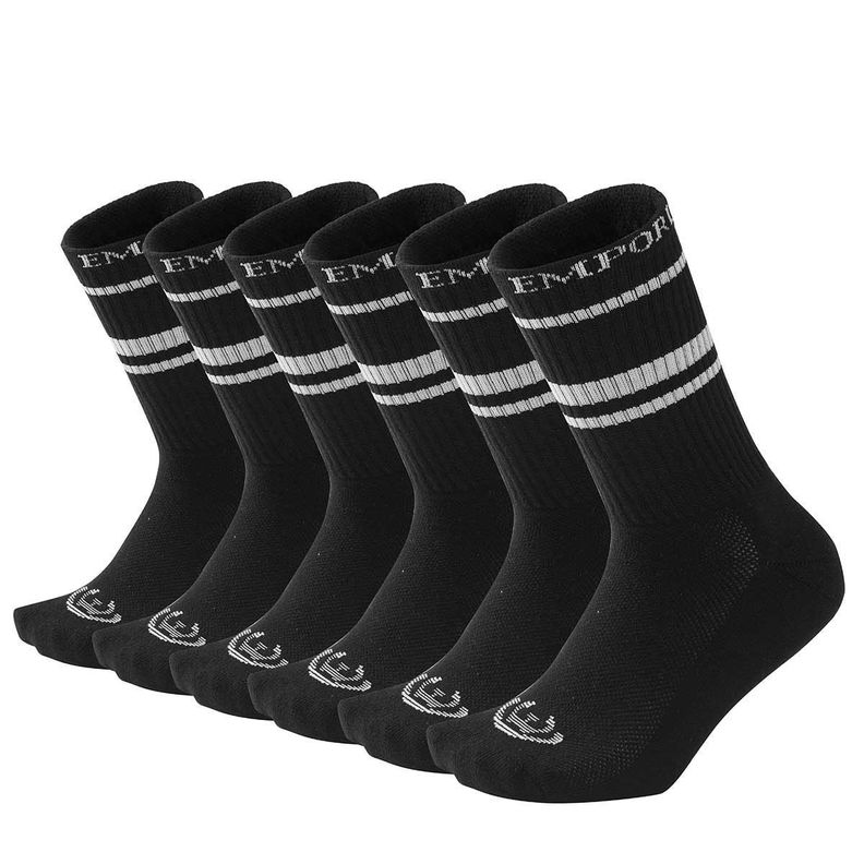 Pack de 6 Calcetines Largos Deportivos Hombre-0