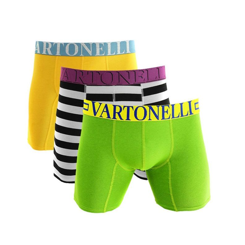 Boxer Largo Algodón  - Pack 3 Hombre -0