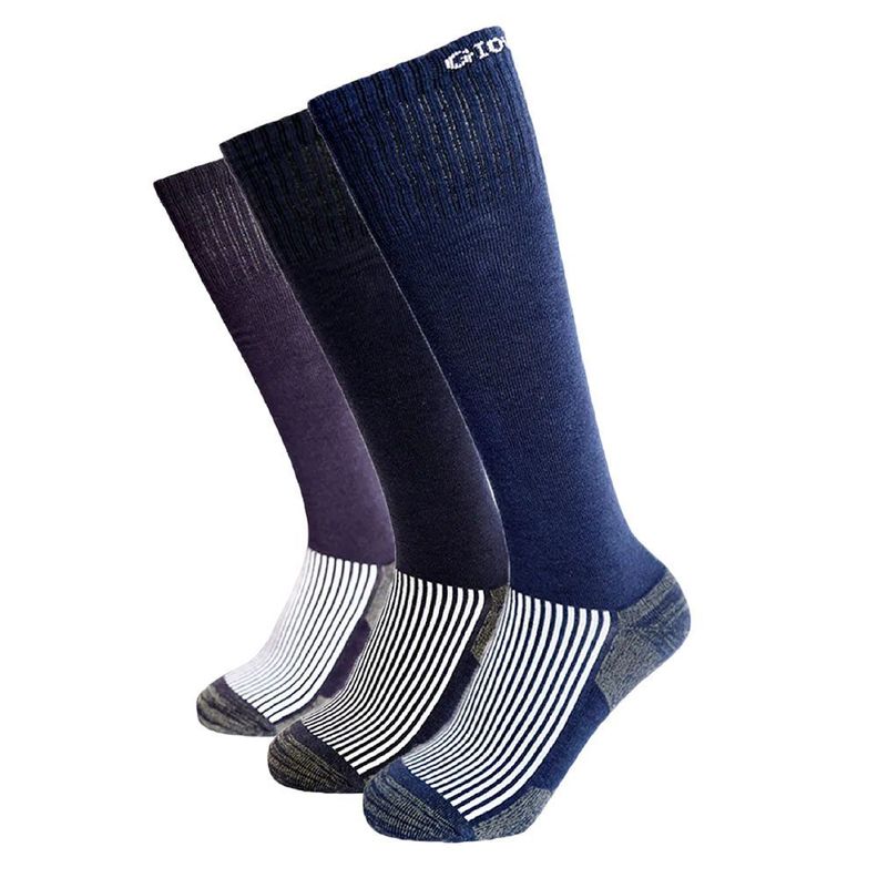 Calcetines Compresion Bambú con Fibra de Cobre Hombre Pack 3-0