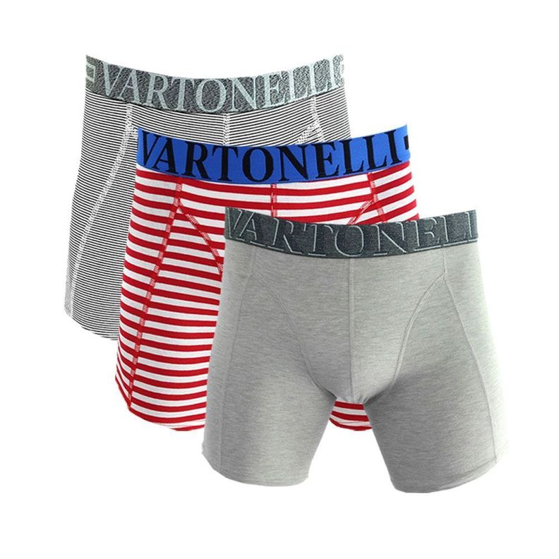 Boxer Largo Algodón Hombre Pack 3-4