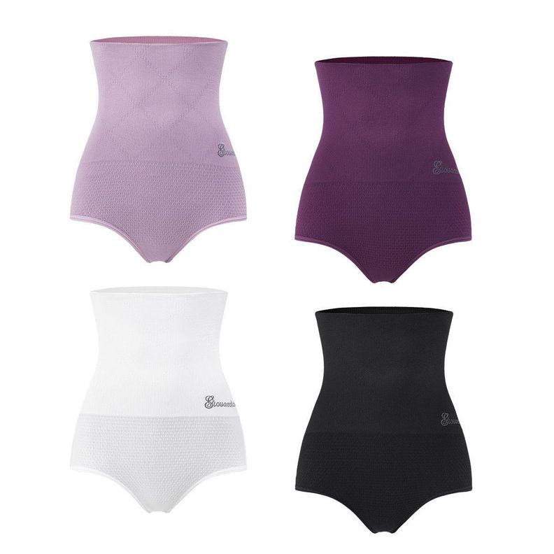 Pack de 4 Calzon Faja Reductor de Abdomen Levanta Gluteos Mujer Diseno 1 S-M