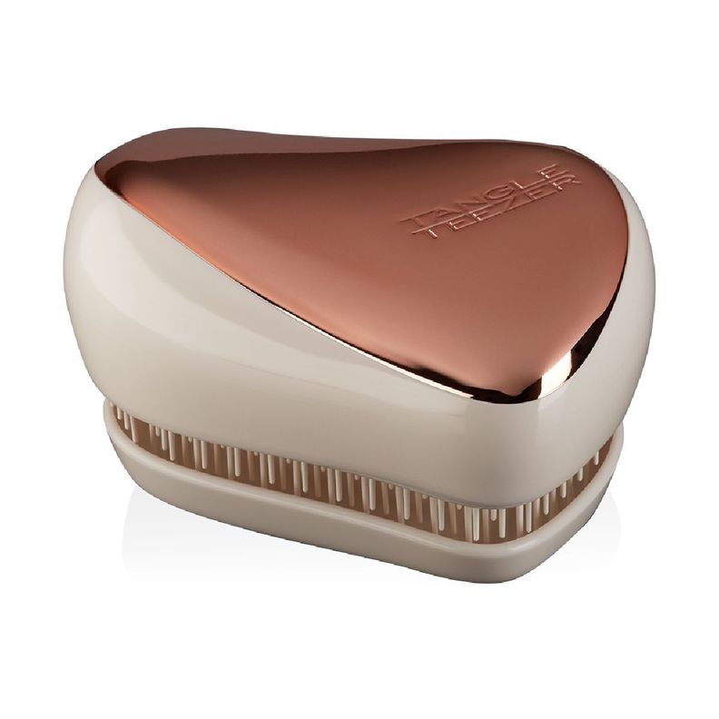 Cepillo de Pelo Tangle Teezer Compact Styler Rose Gold Ivory-0