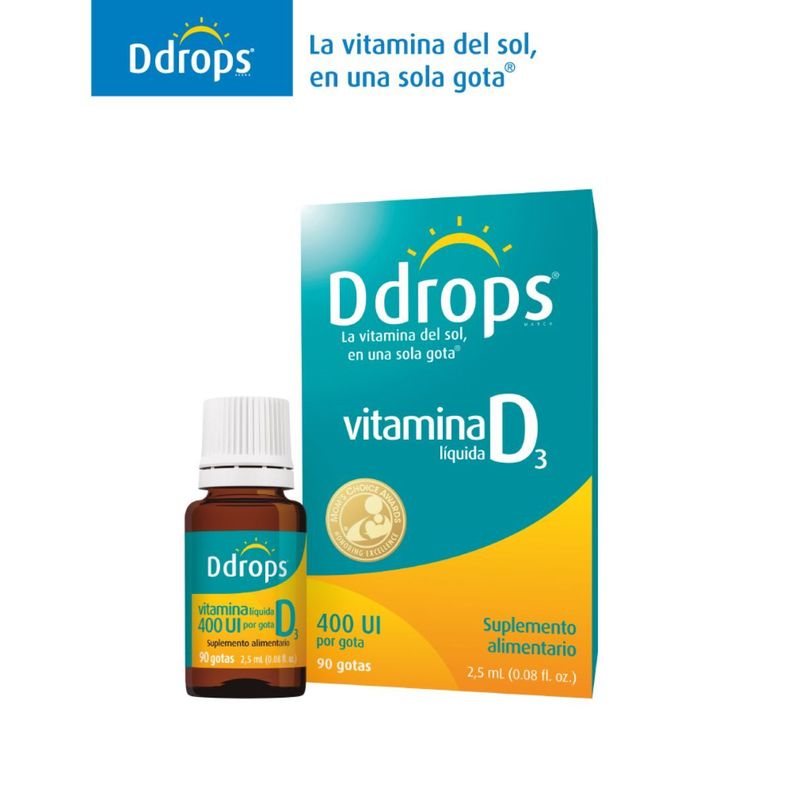 Vitamina D3 400UI en Gotas Ddrops-1