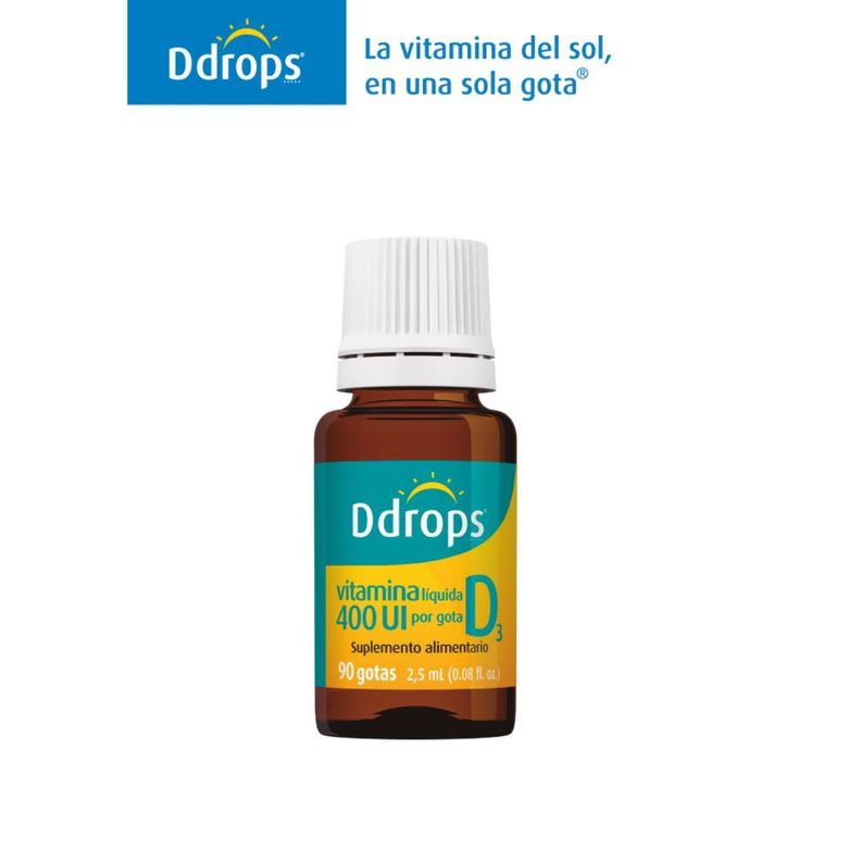 Vitamina D3 400UI en Gotas Ddrops-0