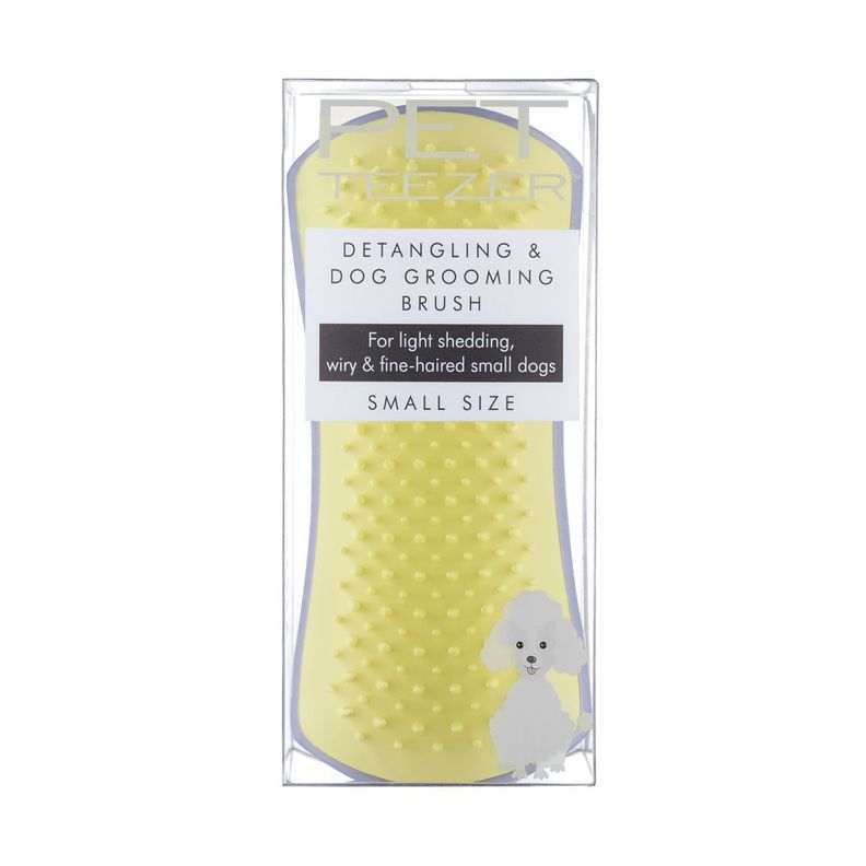 Cepillo Desenredante Perro Pet Teezer Small Lilac Yellow-0