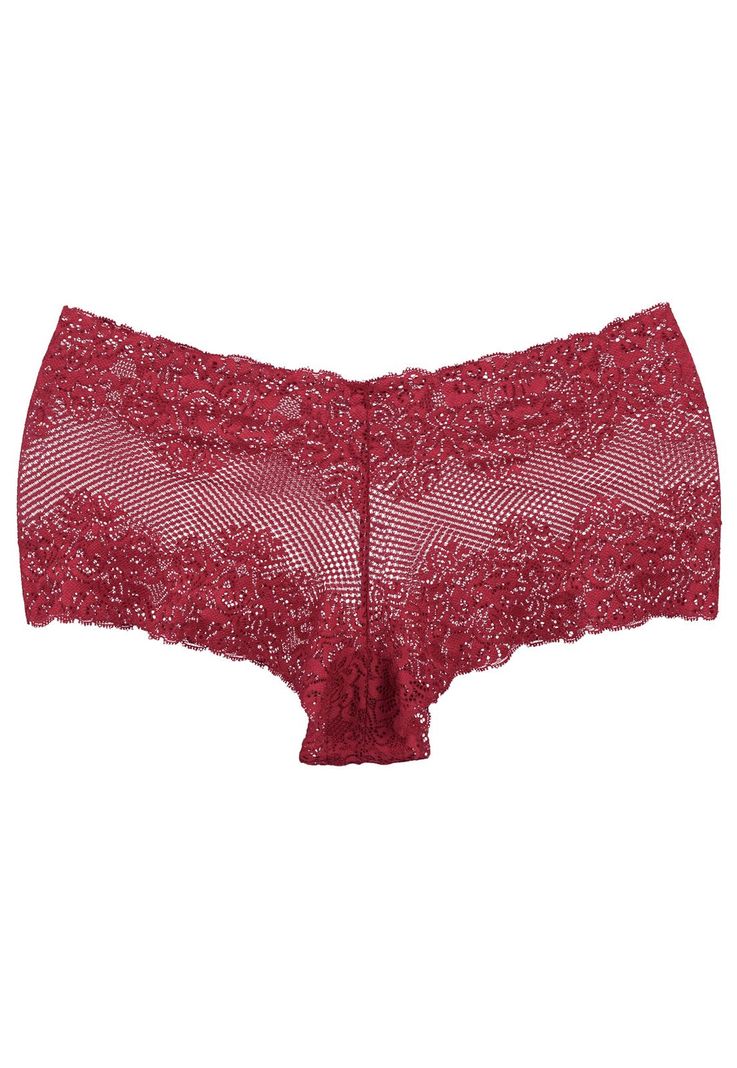 Pack x3  Pantaletas Encaje Rojo 2Rios-1