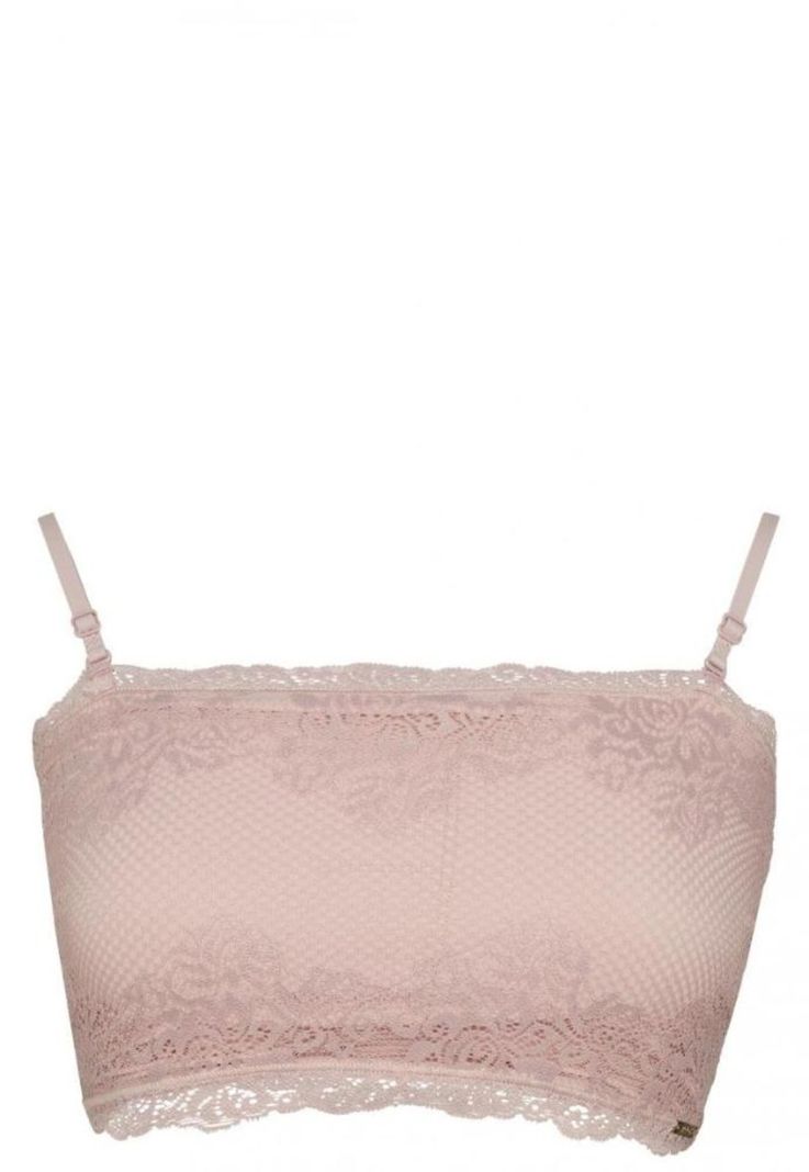 Top Strapless Encaje Palo Rosa 2Rios-2