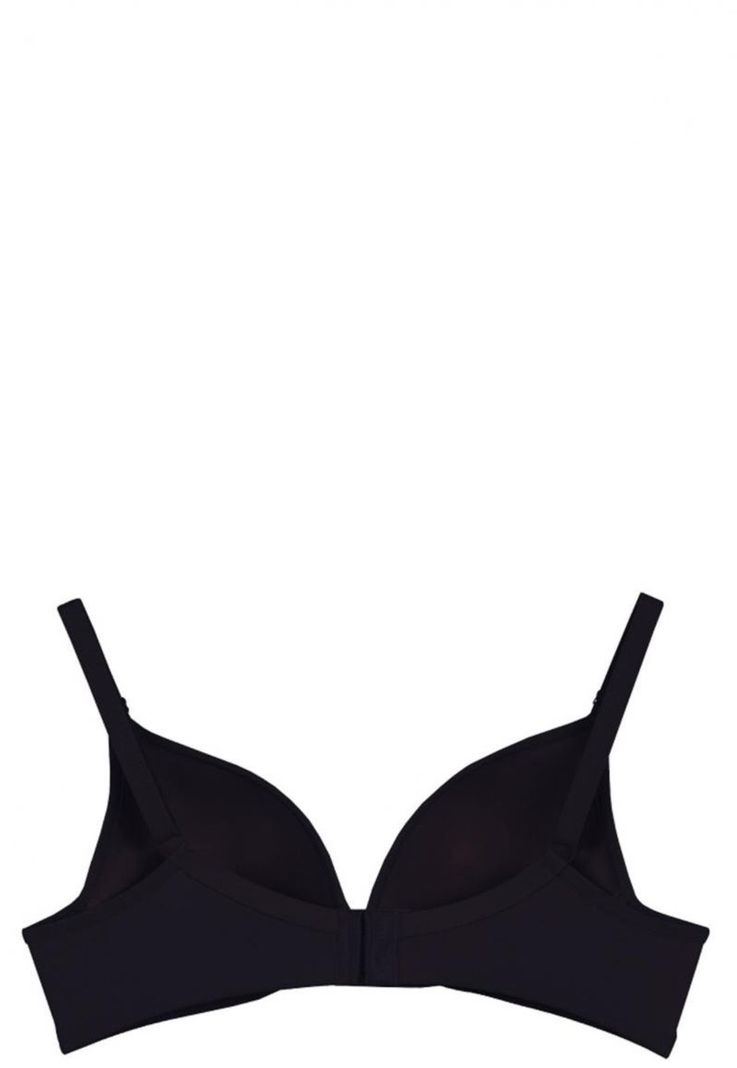 Sostén Liso Copa Push-Up Negro 2Rios-1