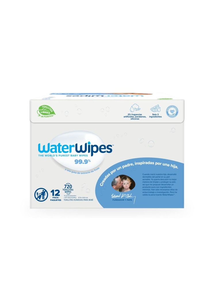 Toallitas Humedas Waterwipes - Caja (12x60unid)-1