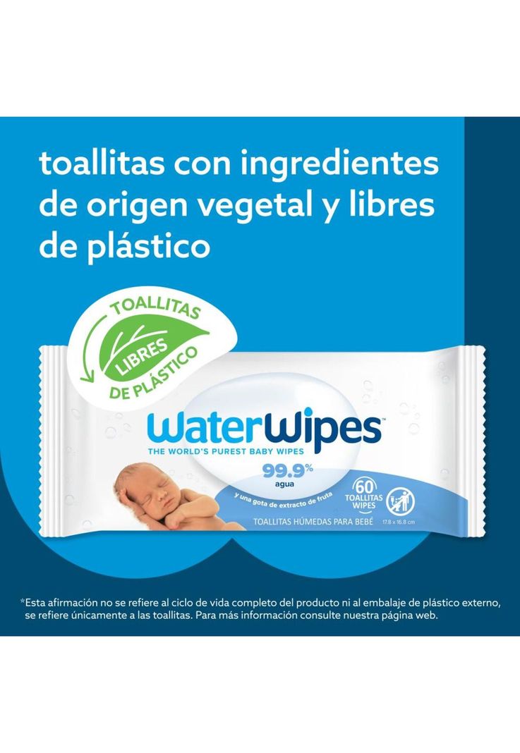 Toallitas Humedas Waterwipes - Caja (12x60unid)-2