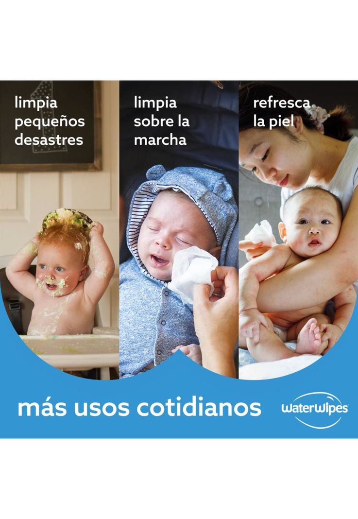 Toallitas Humedas Waterwipes - Caja (12x60unid)-3