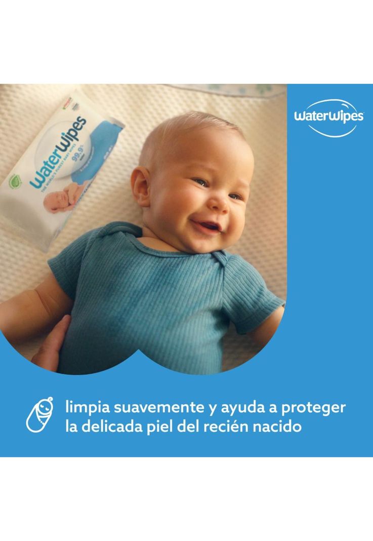 Toallitas Humedas Waterwipes - Caja (12x60unid)-5