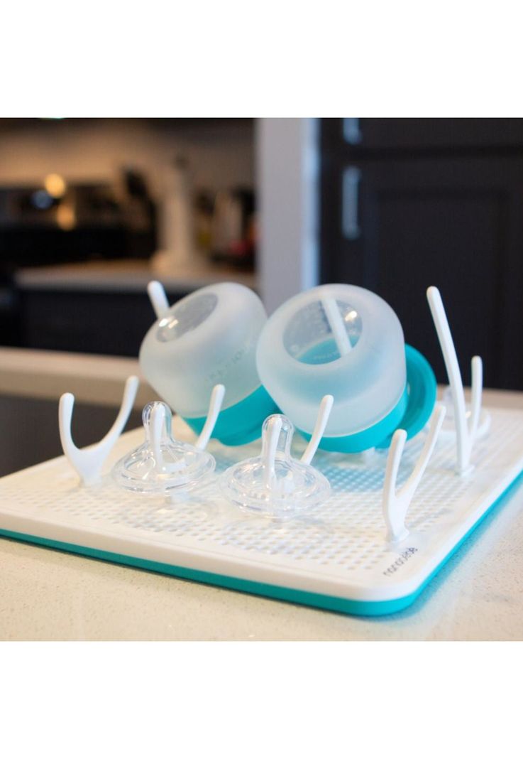 Rack de Secado Escurridor De Mamaderas Celeste [ 450 ]