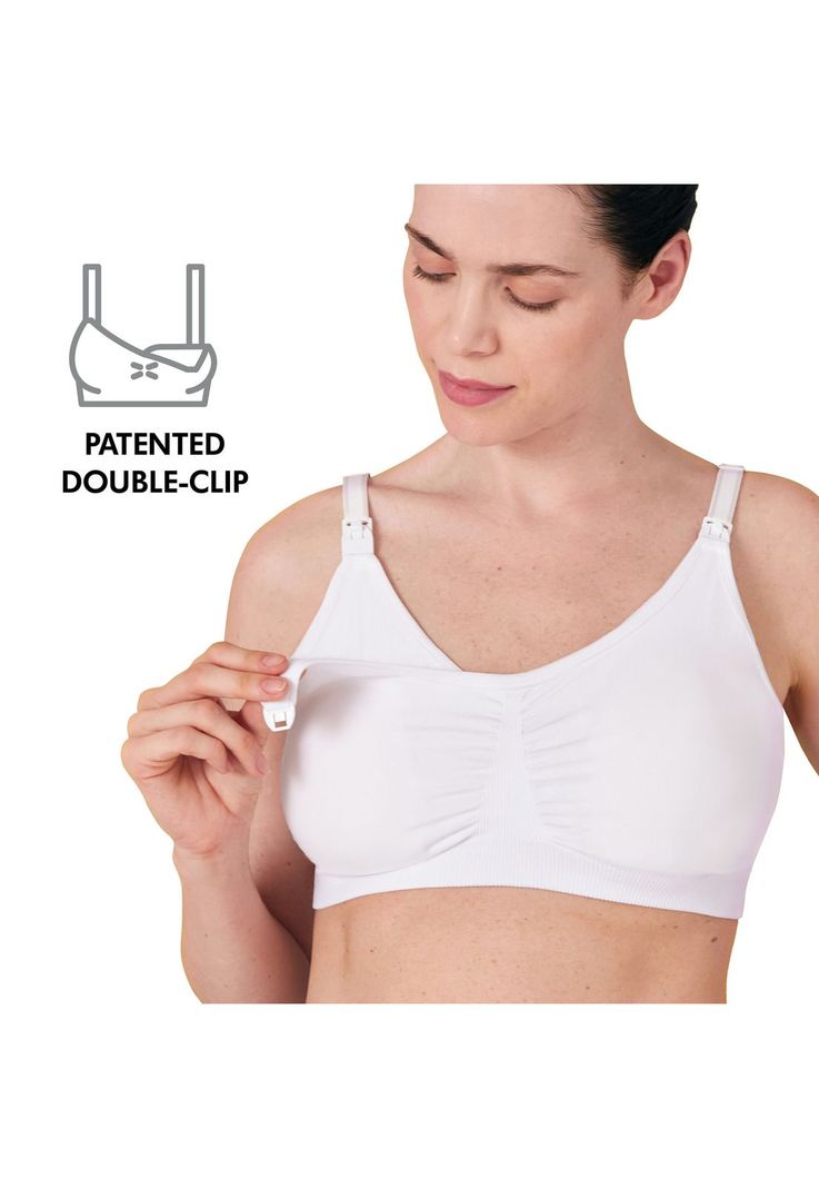 Sostén de Lactancia y Extracción 3 en 1 Blanco MEDELA-1