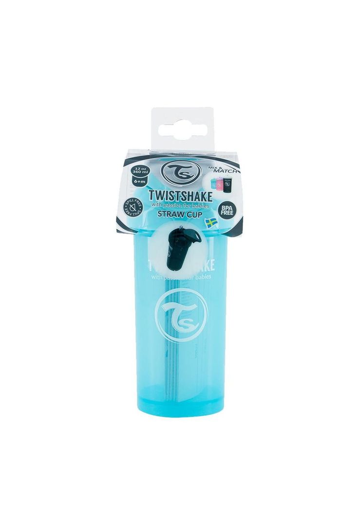 Vaso con bombilla Twistshake 360ml-1