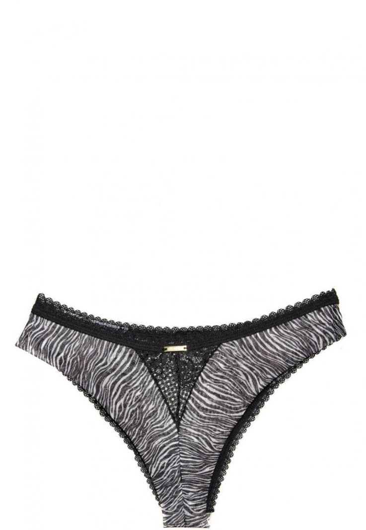 Colaless Cebra Con Detalles En Tul Negro 2Rios-4