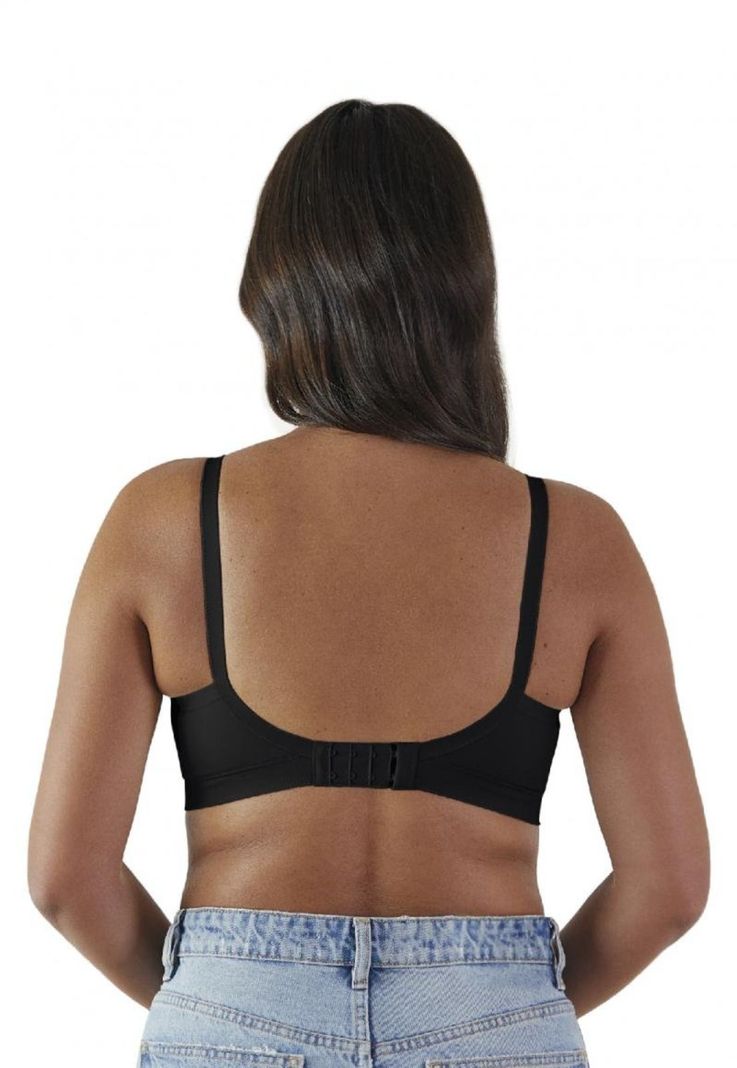 Sostén De Lactancia Plunge Negro Bravado Designs-1