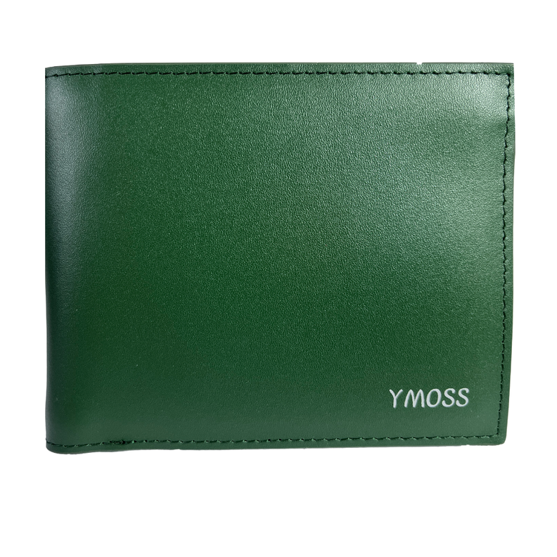 Billetera Cartera de Cuero de Hombre Two Green RFID-0