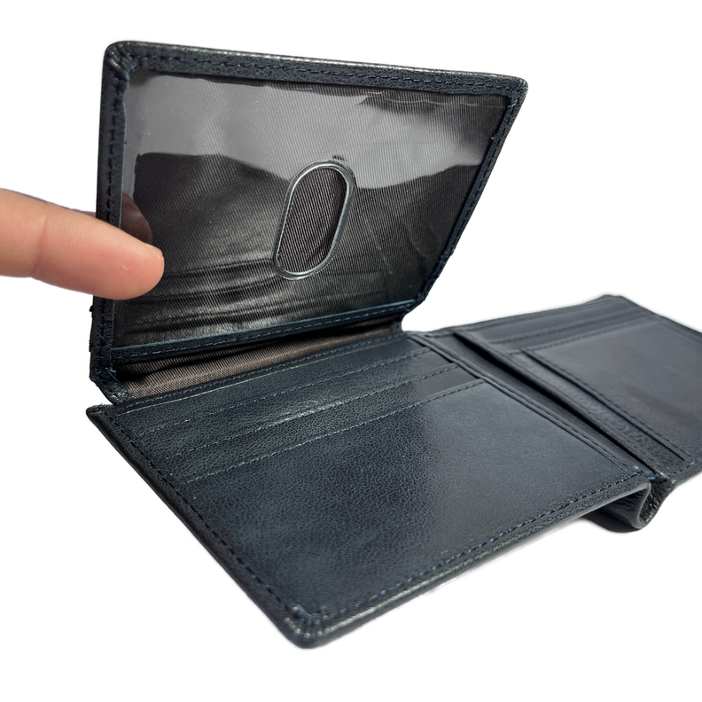 Billetera Cartera de Cuero de Hombre Ocean RFID-1