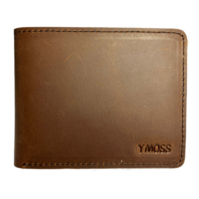 Billetera Cartera de Cuero de Hombre Horse Claro RFID-0