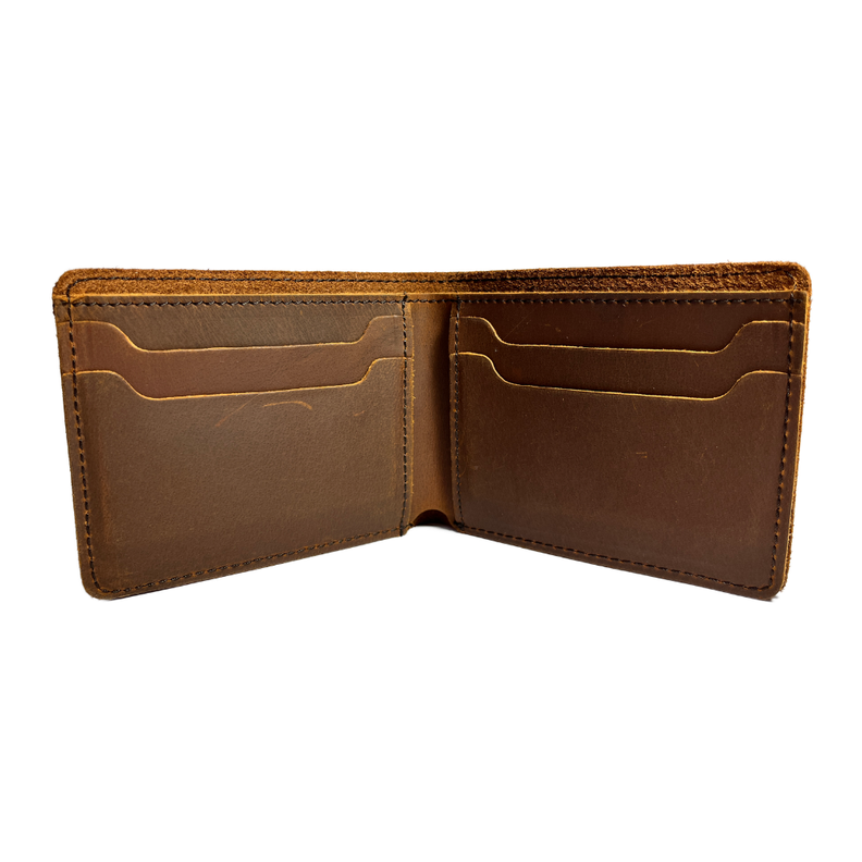 Billetera Cartera de Cuero de Hombre Horse Claro RFID-1
