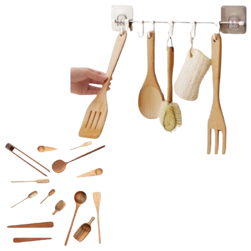 Soporte Organizador Colgador Utensilios Cocina-0
