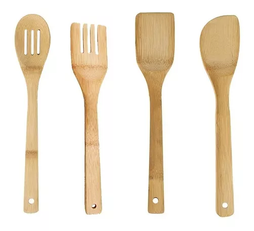 cuchara madera set 4 unidades -1