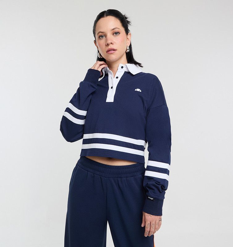 POLERA MUJER ELLESSE GAYE AZUL MARINO-0