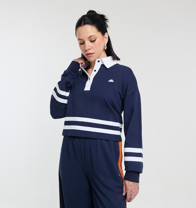 POLERA MUJER ELLESSE GAYE AZUL MARINO-4