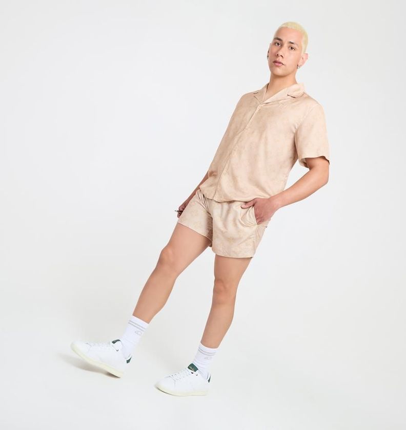 SHORT HOMBRE ELLESSE BANKS BEIGE-0