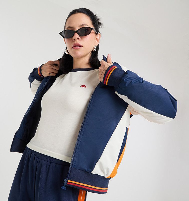 CHAQUETA MUJER ELLESSE GISH AZUL MARINO-4