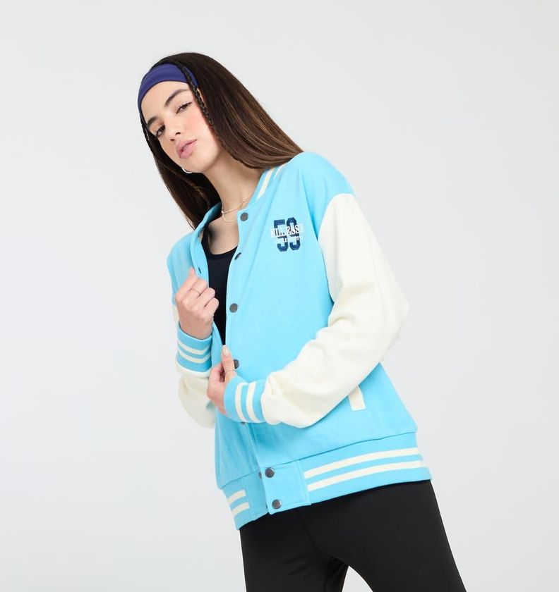 CHAQUETA MUJER ELLESSE GIOVANNA CELESTE-4